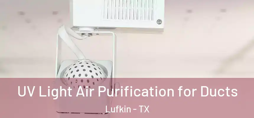 UV Light Air Purification for Ducts Lufkin - TX